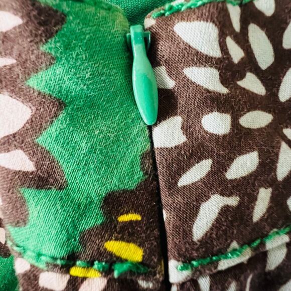 Boden Skirt Green Floral A Line Cotton Size 6 - Picture 8 of 12